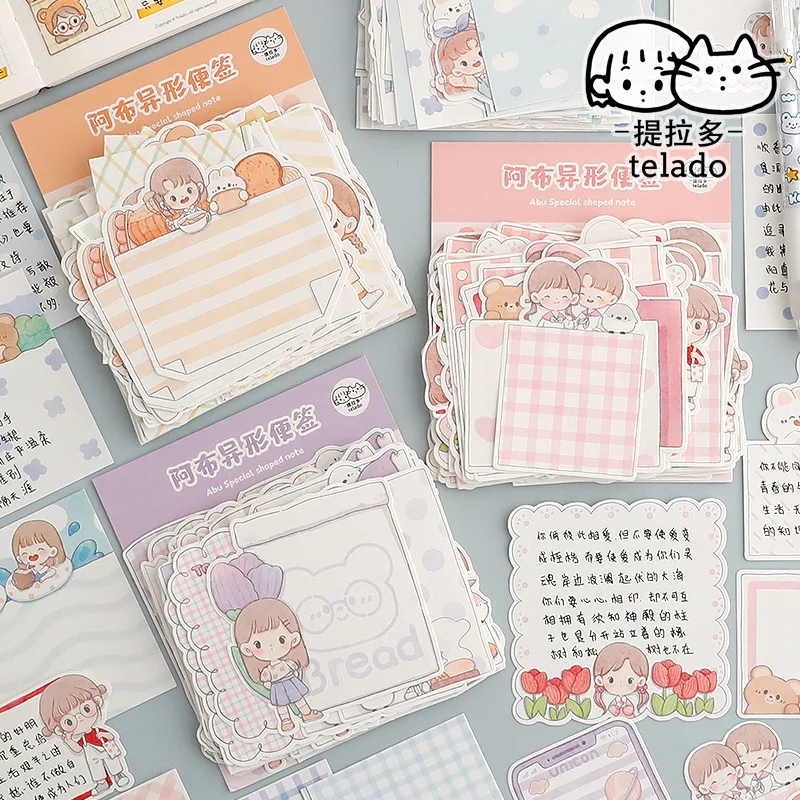 

100pcs/lot Memo Pads Sticky Notes Cartoon Magical girl Junk Journa Scrapbooking Stickers Office School stationery