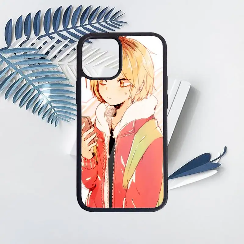 

Kenma Kozume of Haikyuu anime Phone Case PC for iPhone 11 12 pro XS MAX 8 7 6 6S Plus X 5S SE 2020 XR