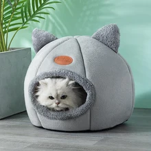 New Deep sleep comfort in winter cat bed little mat basket small dog house products pets tent cozy cave beds Indoor cama gato