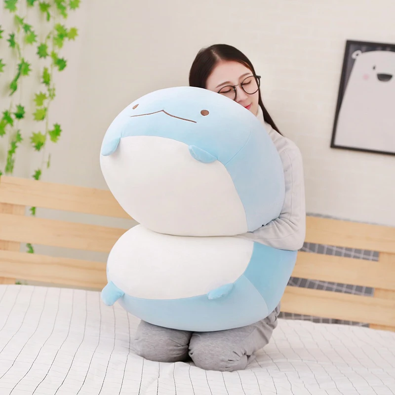 90см Гигантская угловая био подушка японская анимация Sumikko Gurashi плюшевая игрушка наполненная кукла мягкая мультфильм детей девочка подарок на день Святого Валентина.