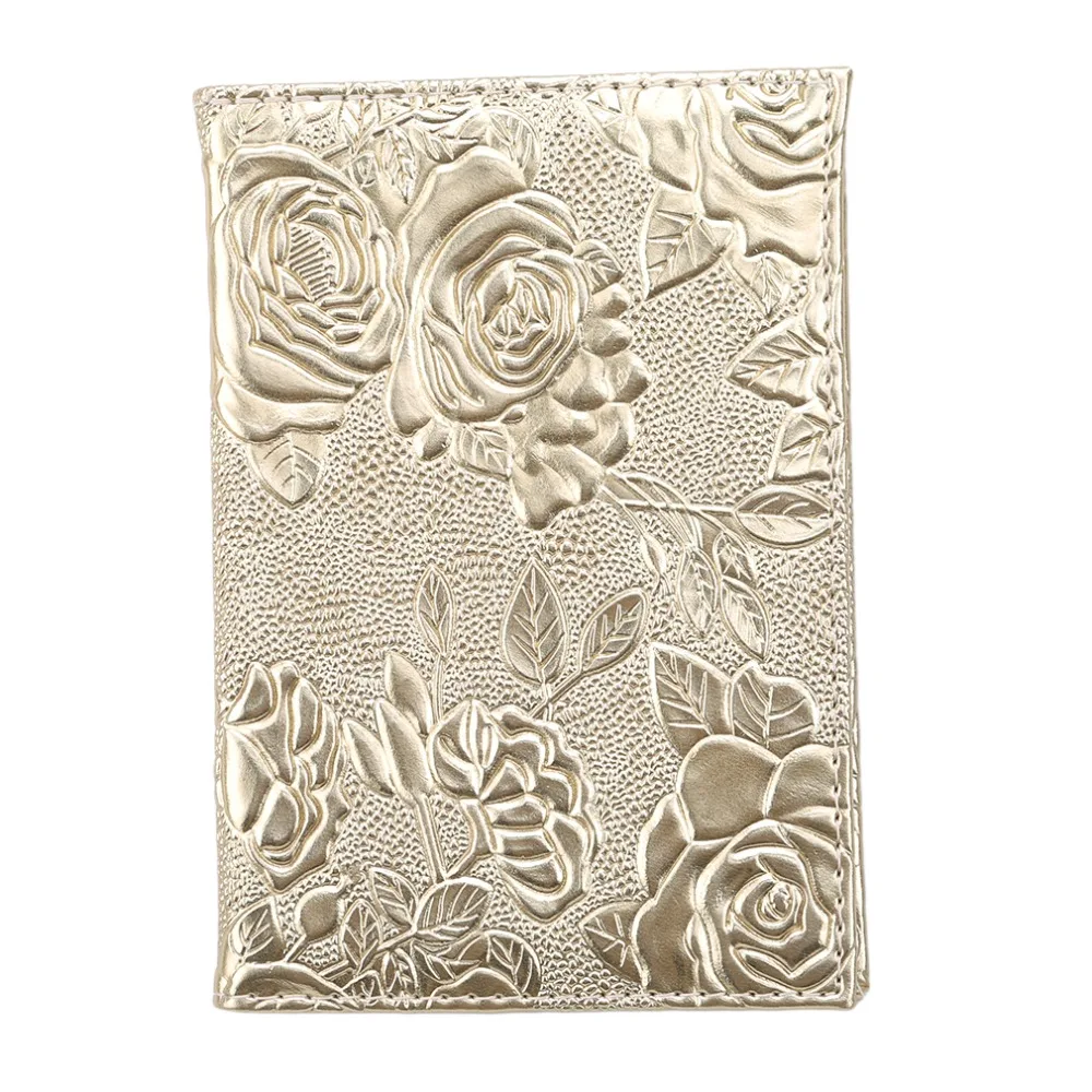 Женская Обложка для паспорта из ПУ кожи с цветочным узором|Держатели карт и