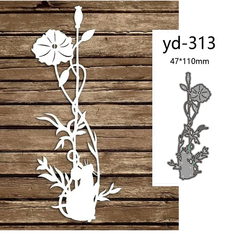 

Metal Cutting Dies Cut Mold Mouse flower Decoration Scrapbook Paper Craft Knife Mould Blade Punch Stencils