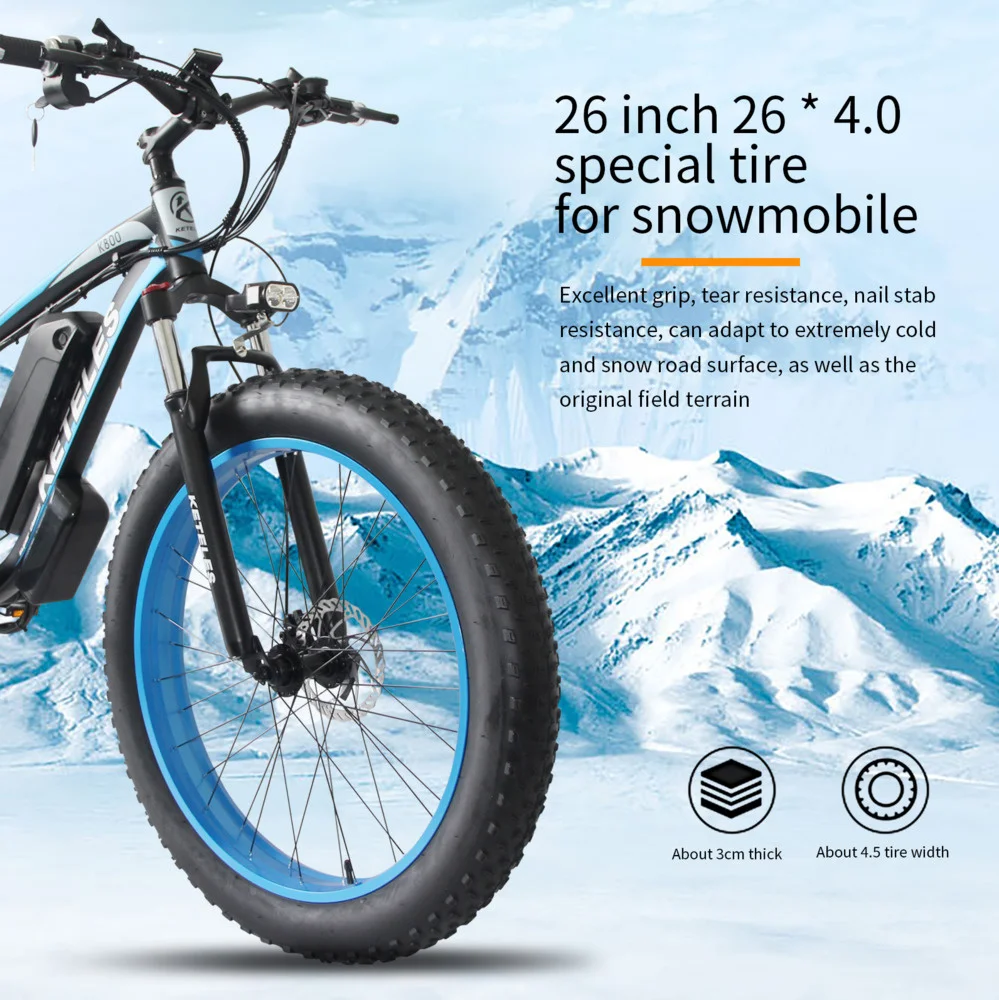 Складной электровелосипед Shimano 21 дюйм 48 В 1000 Вт 18 Ач | Спорт и развлечения