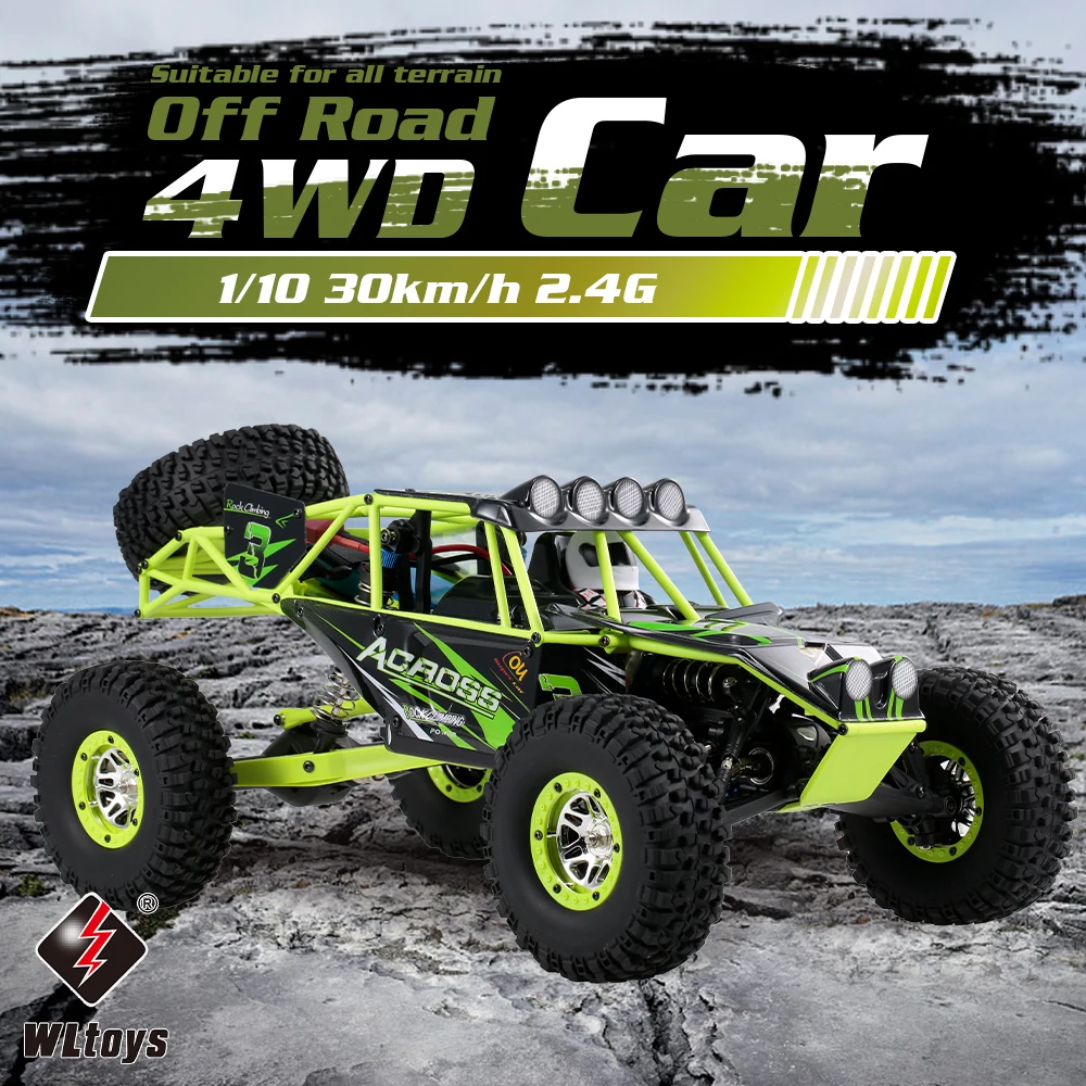 Wltoys 30 км/ч скоростной Радиоуправляемый автомобиль с дистанционным управлением