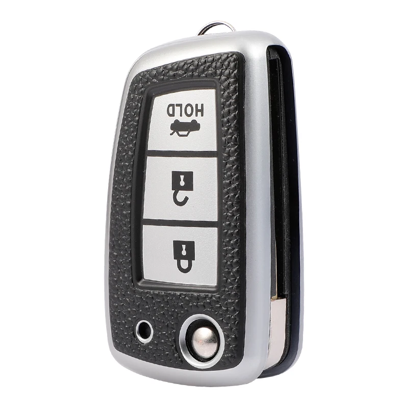 

Car Remote Key Fob Shell Cover Case For Nissan X-Trail Juke Qashqai Micra Pulsar 2014 2015 2016 2017 2018 Key Ring