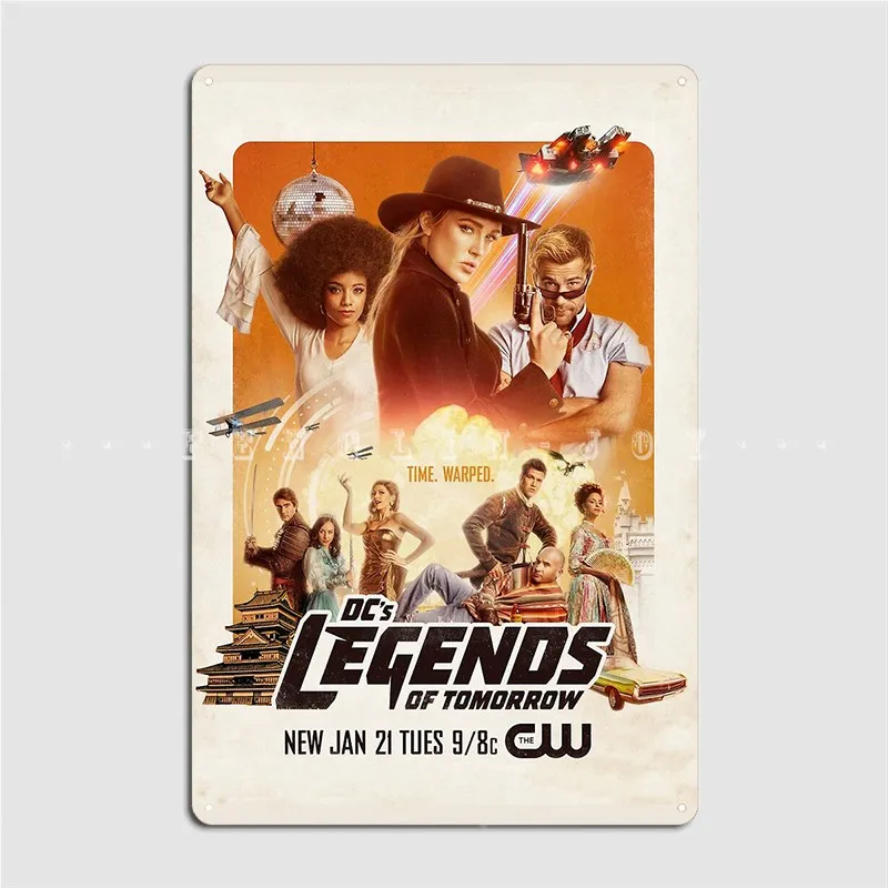 

Legends Of Tomorrow Metal Sign Wall Pub Club Bar Vintage Plaques Tin Sign Posters