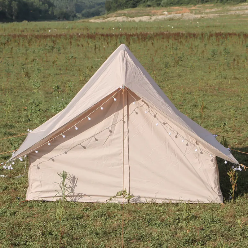 Günstig Outdoor Luxus Zelt Nordic Vintage Baumwolle Weiß Bär Kabine Kleine Zimmer Licht Luxus Baumwolle Doppel Technologie Baumwolle-Tuch Zelte