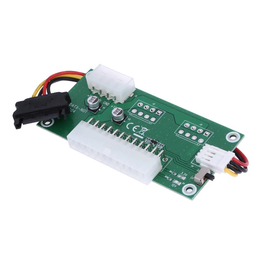 

for Bitcoin Mining Expanded Ded With Manual Switch New PC Desktop ATX 24-Pin Dual PSU Power Synchronous Start Extender Cable
