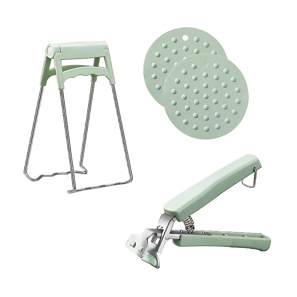 4 шт. зажим для чаши из нержавеющей стали захват горячей посуды захвата