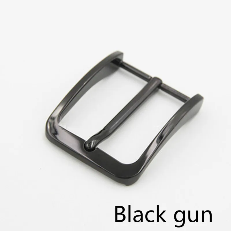 Black gun Meetee 40 мм для мужчин сплав металлический ремень Пряжка DIY повседневный бизнес ремень Голова Кожа ремесло украшения из ткани аксессуары BD378 - Цвет: Black gun