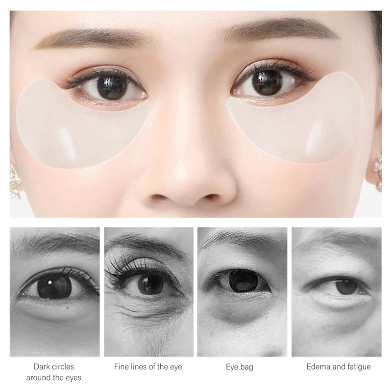 60 шт. Пептидная Гиалуроновая кислота алум маска-патч для сна, чтобы добавить влагу и увлажнение кожи маска для глаз темные круги Корея Косметика