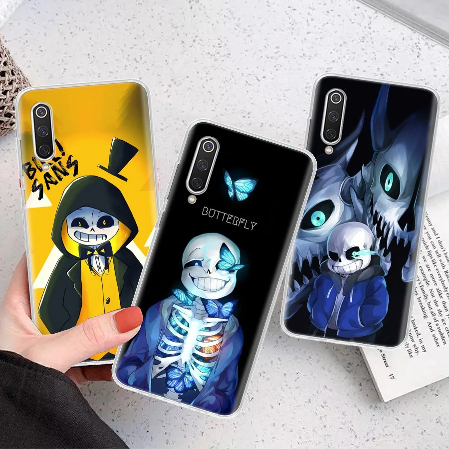 Undertale Papyrus Sans Doggo Silicon Call Phone Case For Xiaomi Redmi Note 10 Pro 10S 11 11S 11T 11E 12 9 9S 9T 8 8T 7 6 5 Cover |