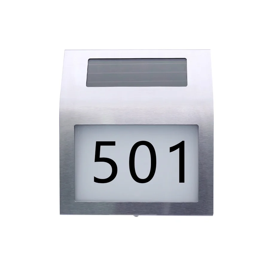 Светодиодный светильник на солнечных батареях наружный из нержавеющей стали