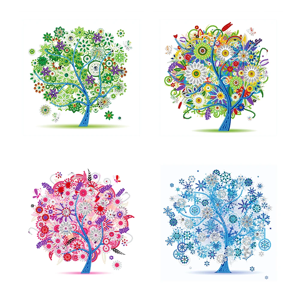 

5D DIY Happiness Tree Luminous Special Drill Diamond Painting Kit Rhinestone Mosaic Craft Picture Crafts Home Decor 30*30CM