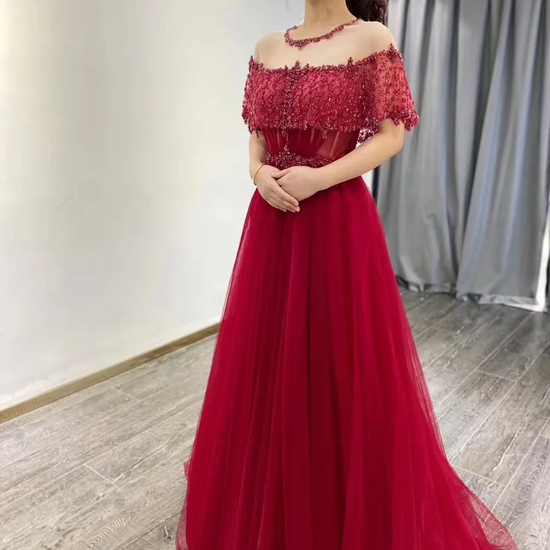 

YILIBER New simple wedding dress backless sleeveless design chiffon lace bride dresses princess dress plus size tailor-made