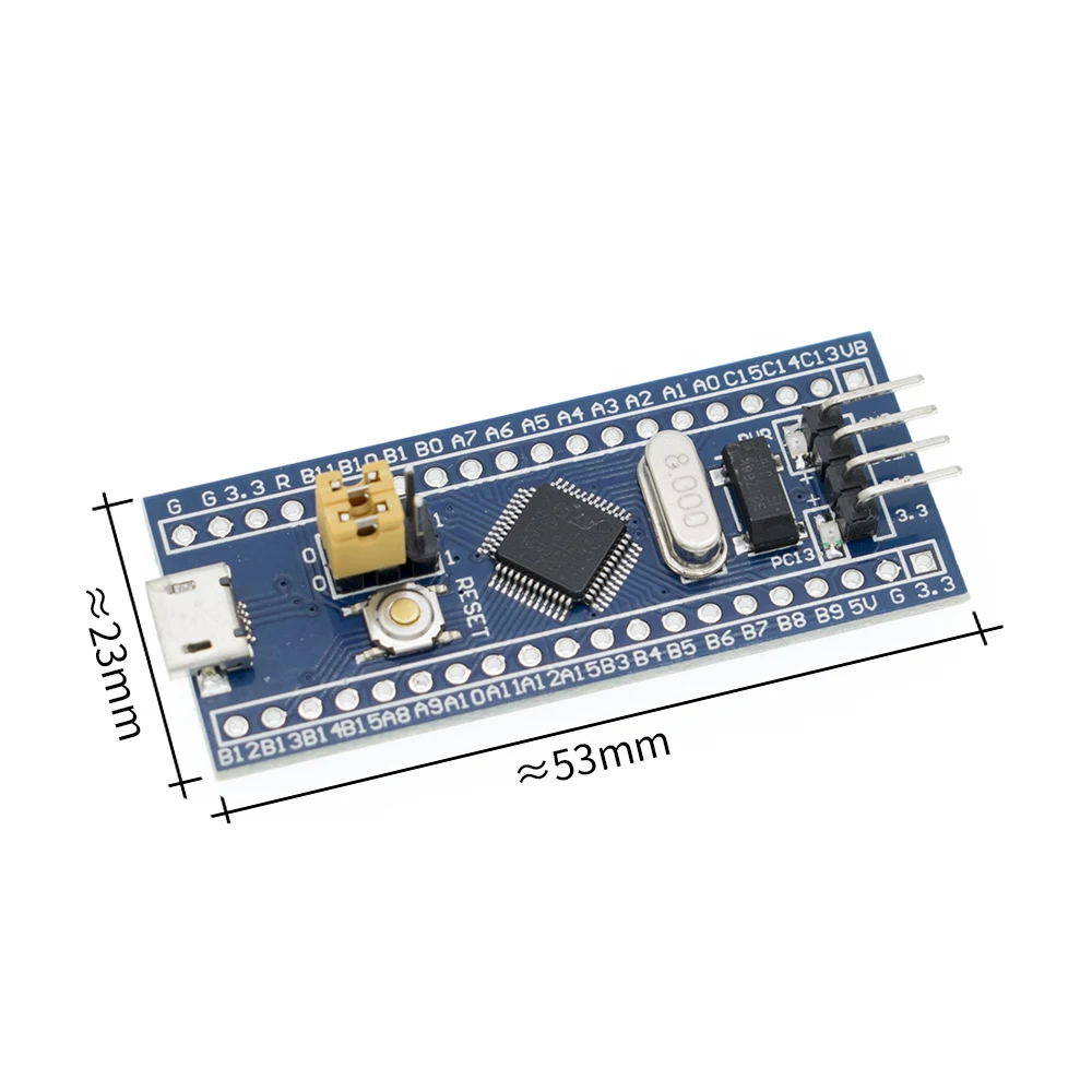 10 шт./лот STM32F103C8T6 ARM STM32 минимальная система развития Модуль