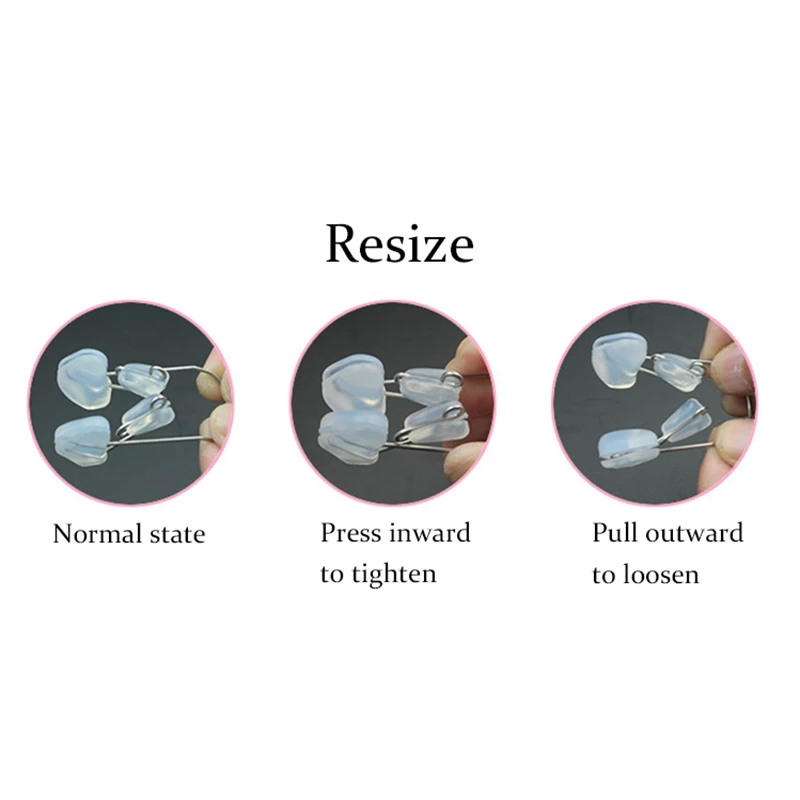 1x ic силиконовые клипсы для переносицы Клипса редуктор прозрачный и 1 шт.