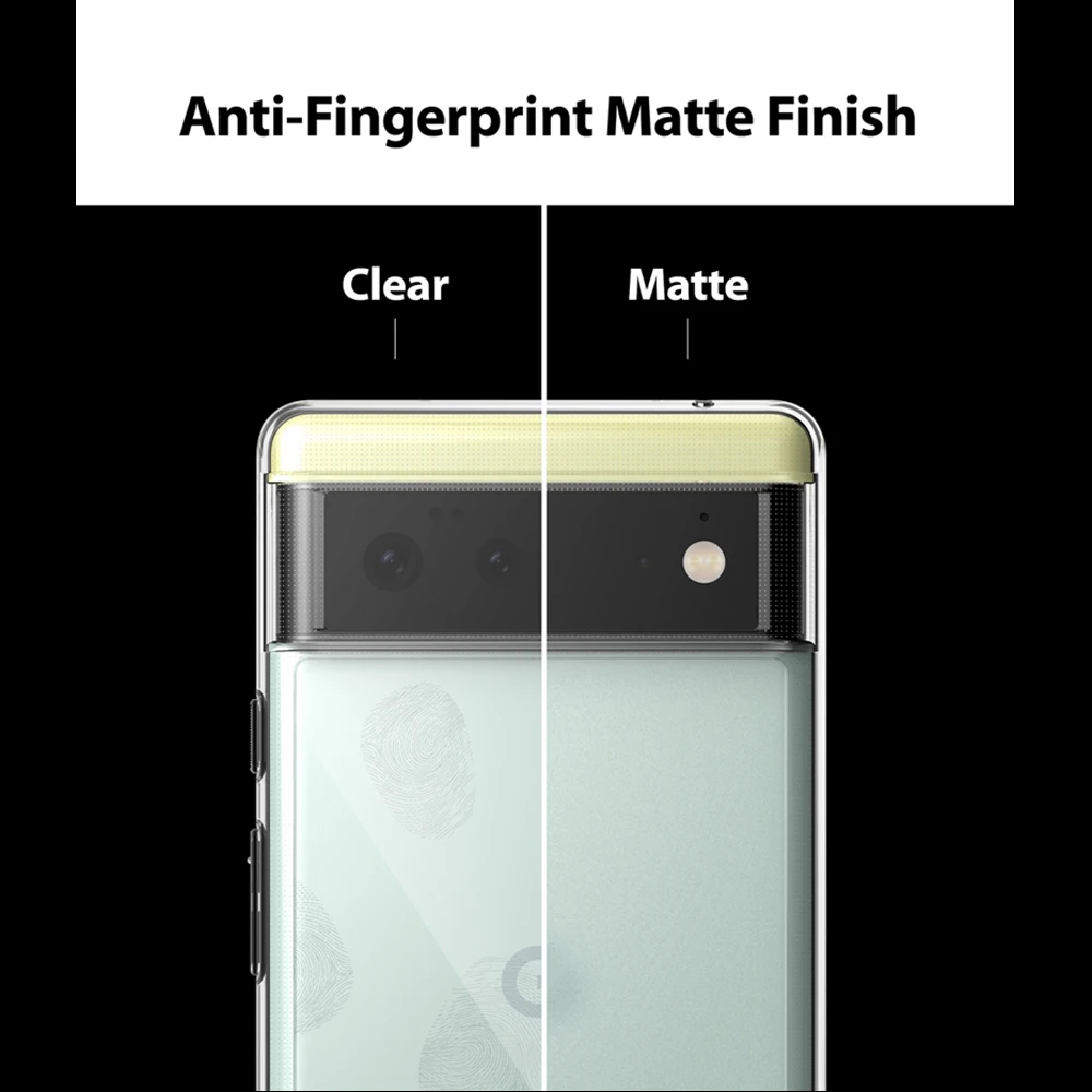 Funda Ringke Fusion dise&ntilde;ada para Google Pixel 6, carcasa con marco de Tpu suave y cubierta h&iacute;brida trasera dura transparente-3