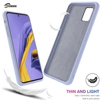 for samsung galaxy a51 case slim soft tpu phone case built in velvet material anti scratch protective cover for samsung a71 s20