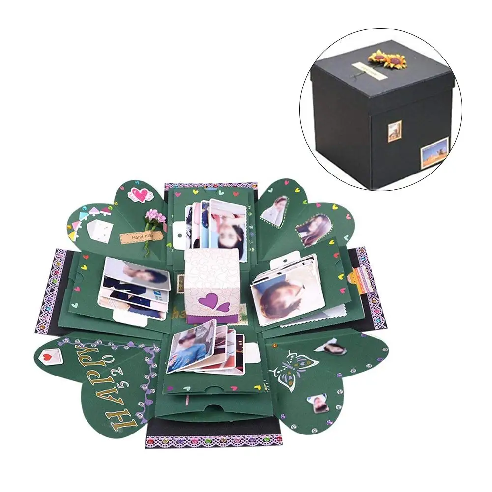 Surprise Explosion Photo Box многослойная готовая Diy игрушка ручной работы фотоальбом