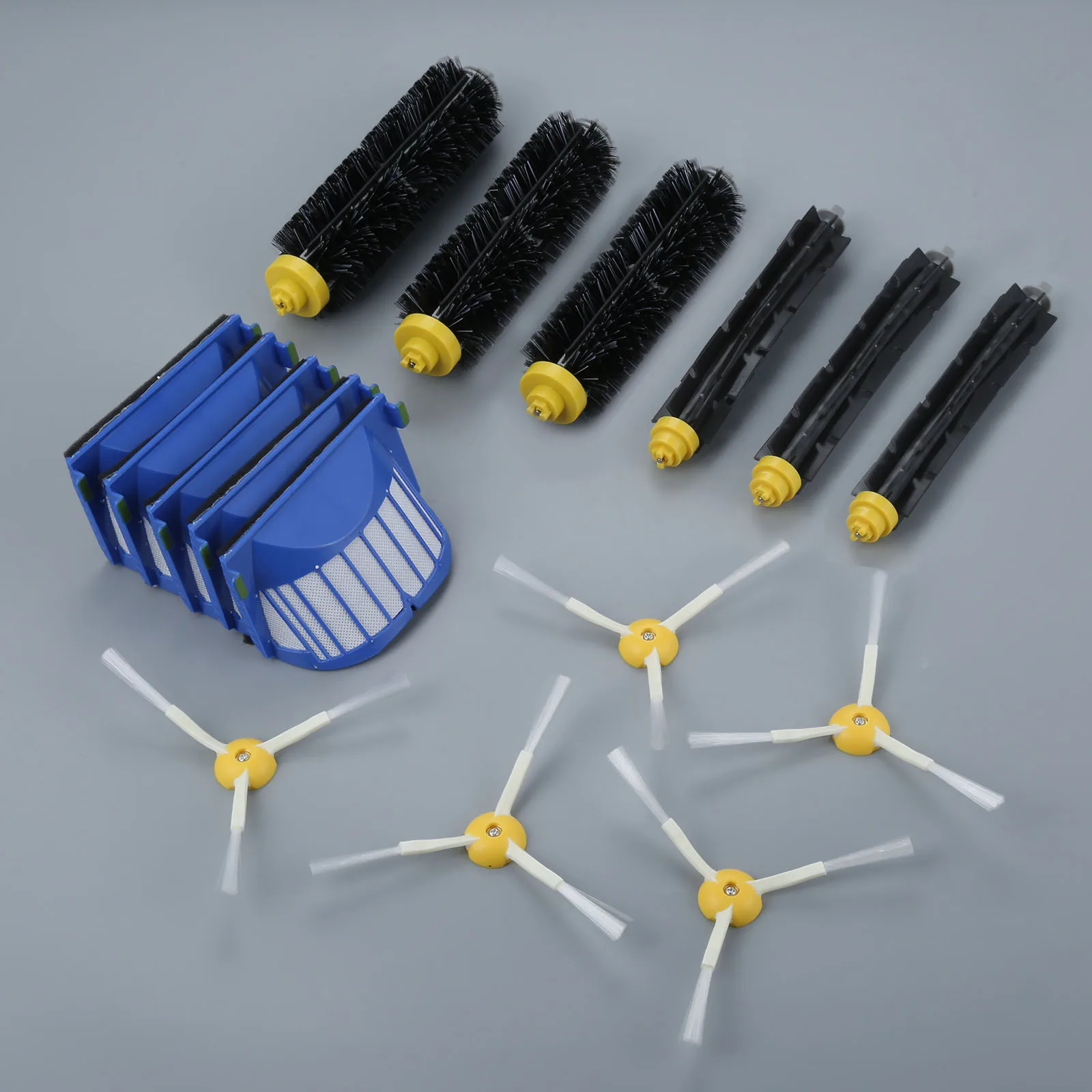 16pcs/set Replacement Part Kit Maintenance fits for Roomba 600 620 630 650 660 675 690 Vacuum Clean Robot Brushes HEPA Filter |