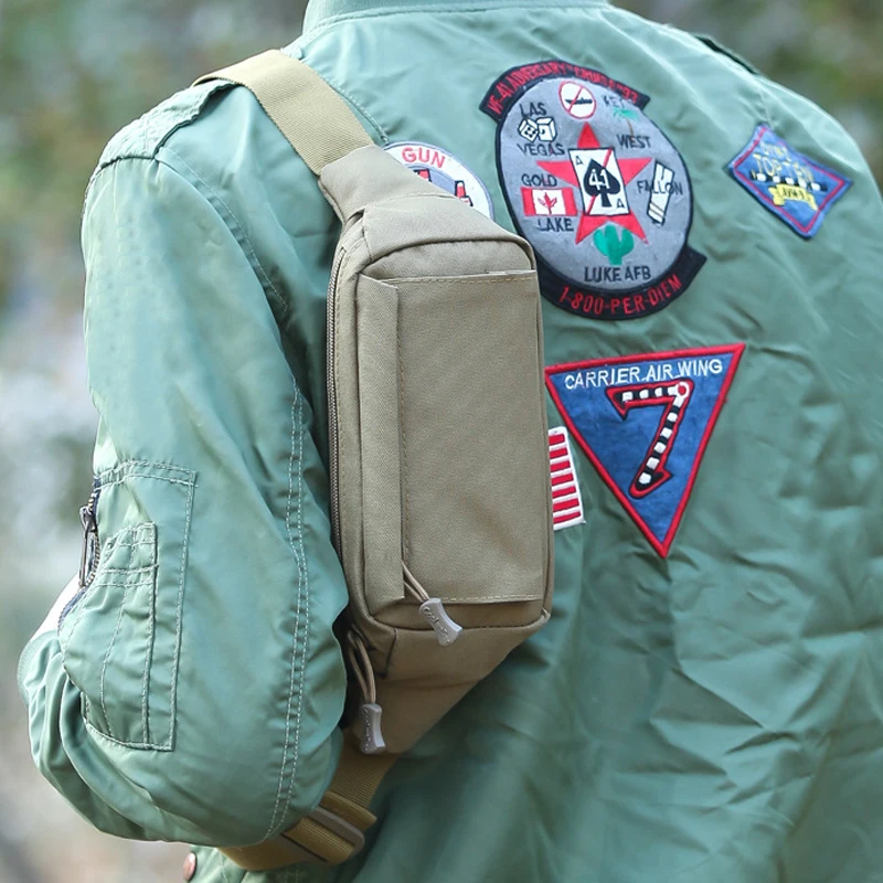 

Камуфляжная поясная сумка для мужчин, забавная Дорожная сумка-бананка на бедро, маленький кошелек, водонепроницаемый нагрудной мешок