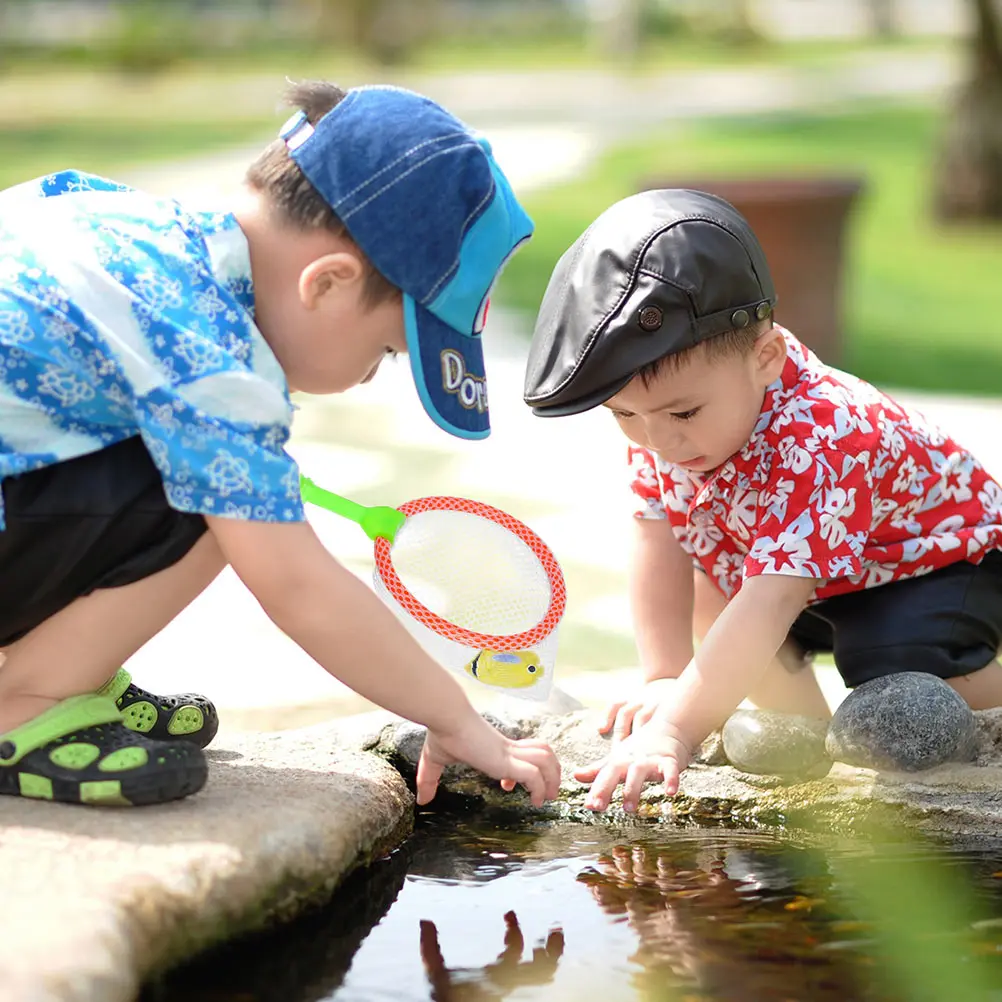 12 шт. в упаковке Портативный ребенка рыболовных сетей насекомых ловли чистая