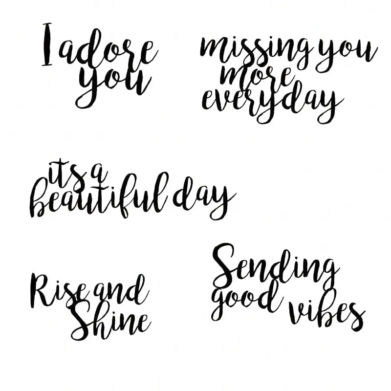 DiyArts Привет слова металлический Трафаретный вырубной штамп для изготовления