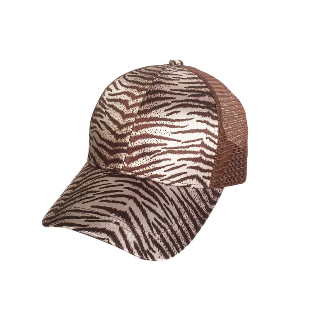 Бейсболка для хвоста унисекс уличная Кепка с леопардовым принтом тигра и защитой