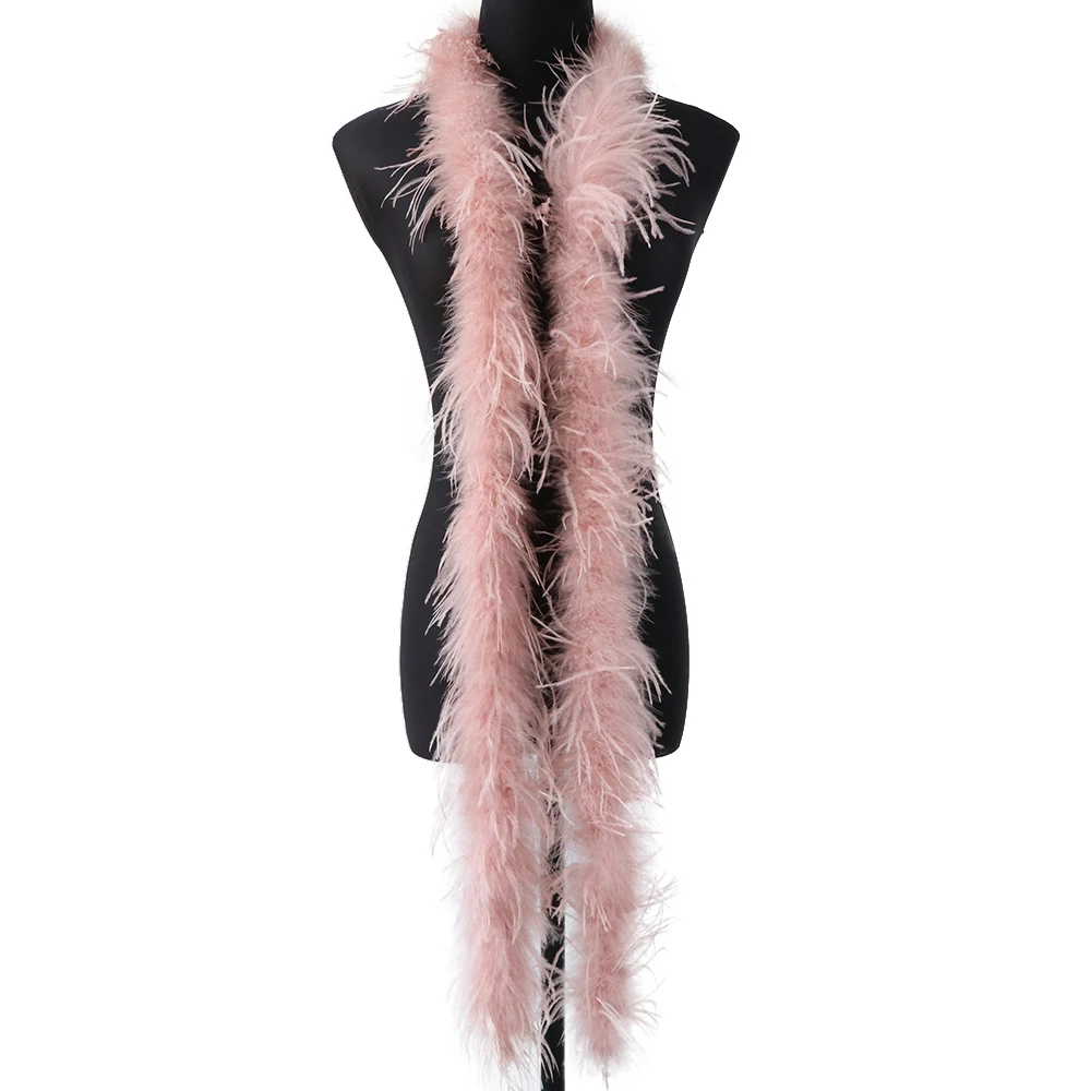 

1 Ply Ostrich Feathers Boa Decoration for Party Wedding Clothes Sewing Evening Dress Shawl Crafts Plumes Diy Jewelry Accessory