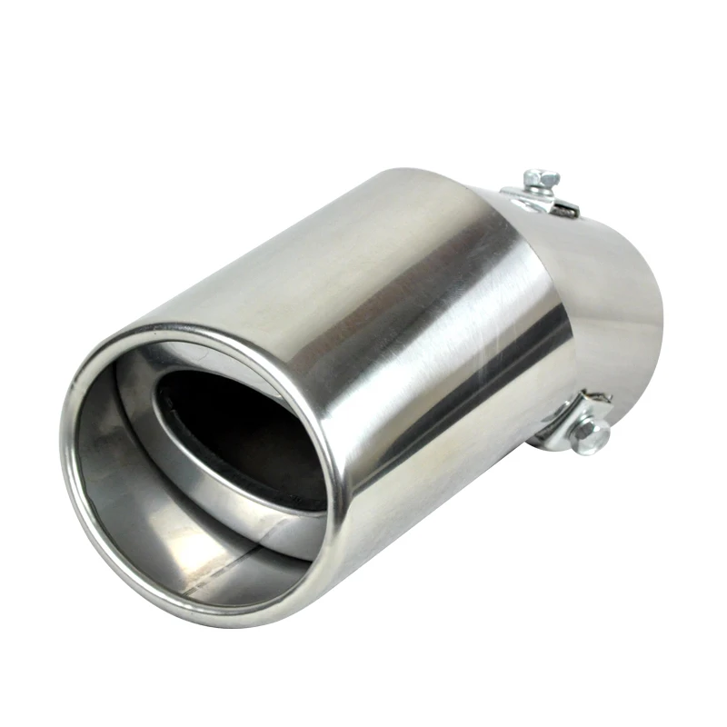 1pcs Stainless Steel Car Exhaust Muffler Tip Pipes For Peugeot 307 408 207 Ford Focus 2 3 mk2 mk3 Suzuki Sx4 Swift accessories | Автомобили