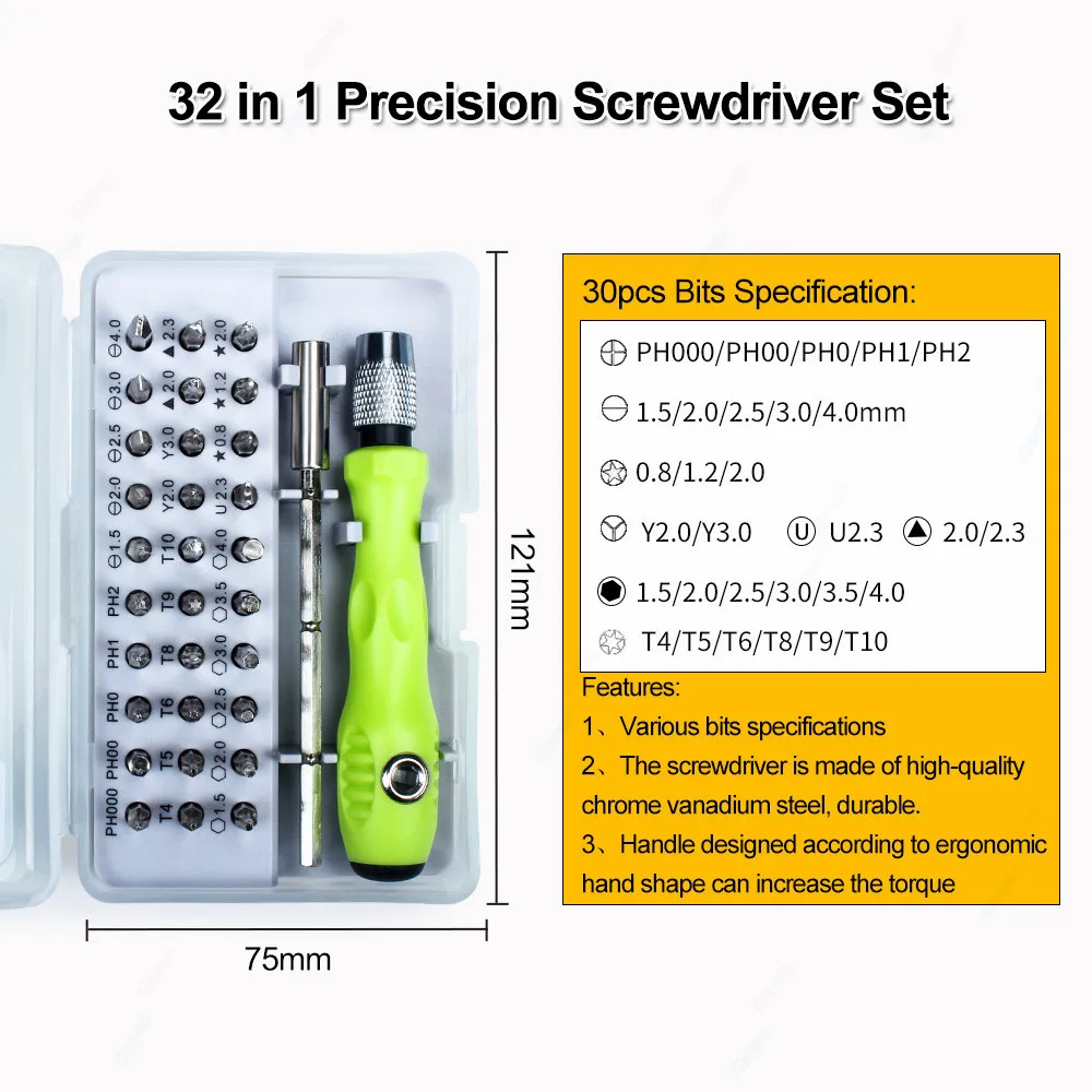 Набор инструментов для чистки и ремонта комплект отверток с сумкой хранения iPhone