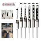 146 шт. HSS для обработки дерева квадратные отверстия сверла кольцевая пила комплекты спиральные бурильные сверла-врезное долото комплект деревообрабатывающий сверлильный инструмент