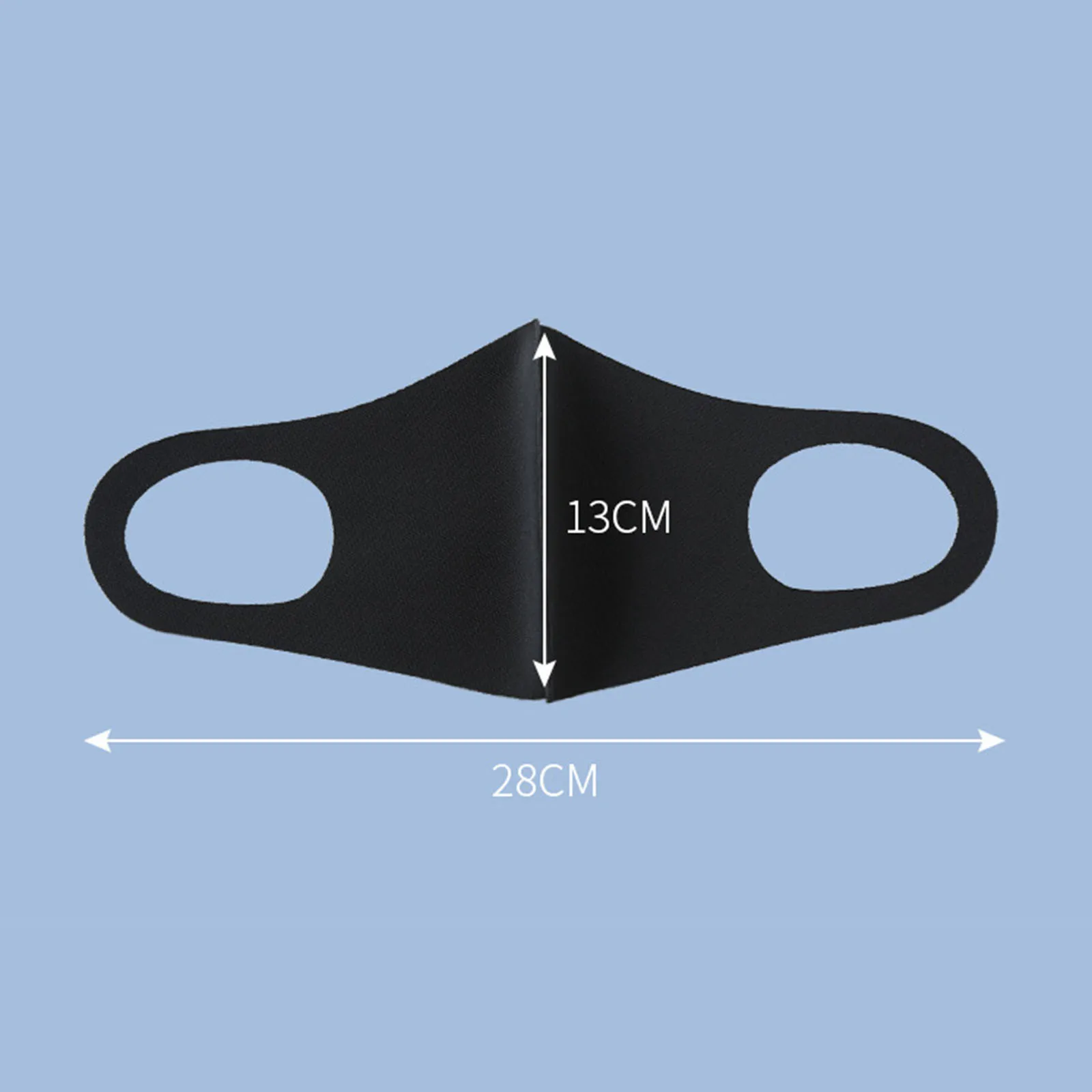 

5pcs Children Print Solid Mask Reusable Ice Silk Breathable Mouth Face Masks Elasticity Dustproof Soft Mouth Cover Masker d5