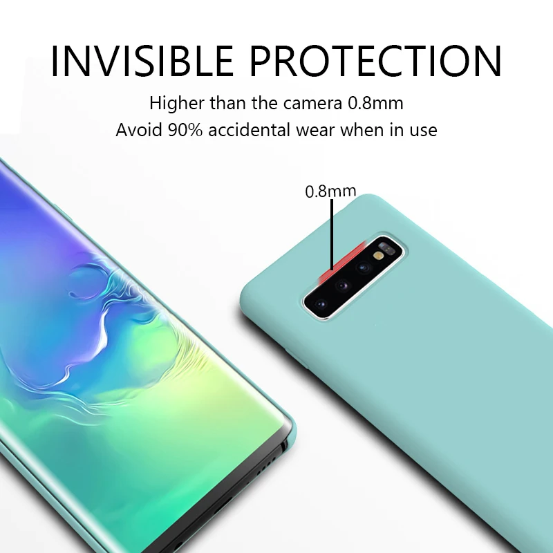 Чехол для samsung S10, высококачественный мягкий силиконовый защитный чехол для samsung Galaxy S8, S9, S10 Plus, S10e, Note 8, 9, 10, силиконовый чехол