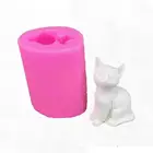 3D милый кот смолы формы DIY Изготовление мыла, свеч силиконовые формы форма для шоколадного торта мыльный пластырь пресс-форма для тортов декоративные инструменты