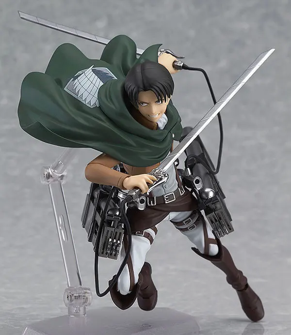 Attack on Titan Figma Eren Jaeger 207 Mikasa Ackerman 203 Levi 213 PVC Action Figure Collectible Model Gift 19cm | Игрушки и хобби