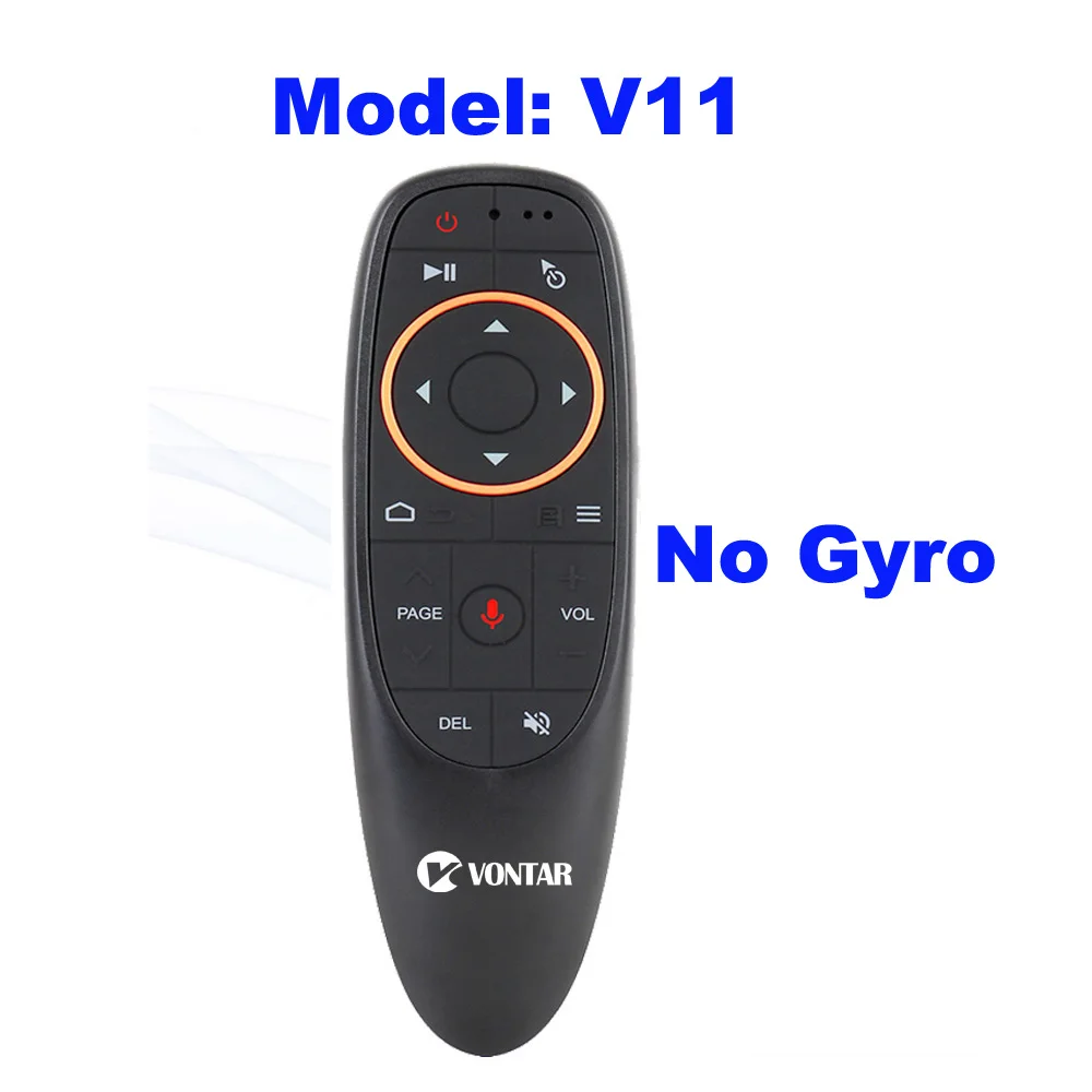 V11 No Gyros G10 Air mouse голосовой пульт дистанционного управления беспроводной Google плеер ИК обучающий гироскоп для Android tv Box H96 max HK1 max KM3 - Цвет: V11 No Gyros