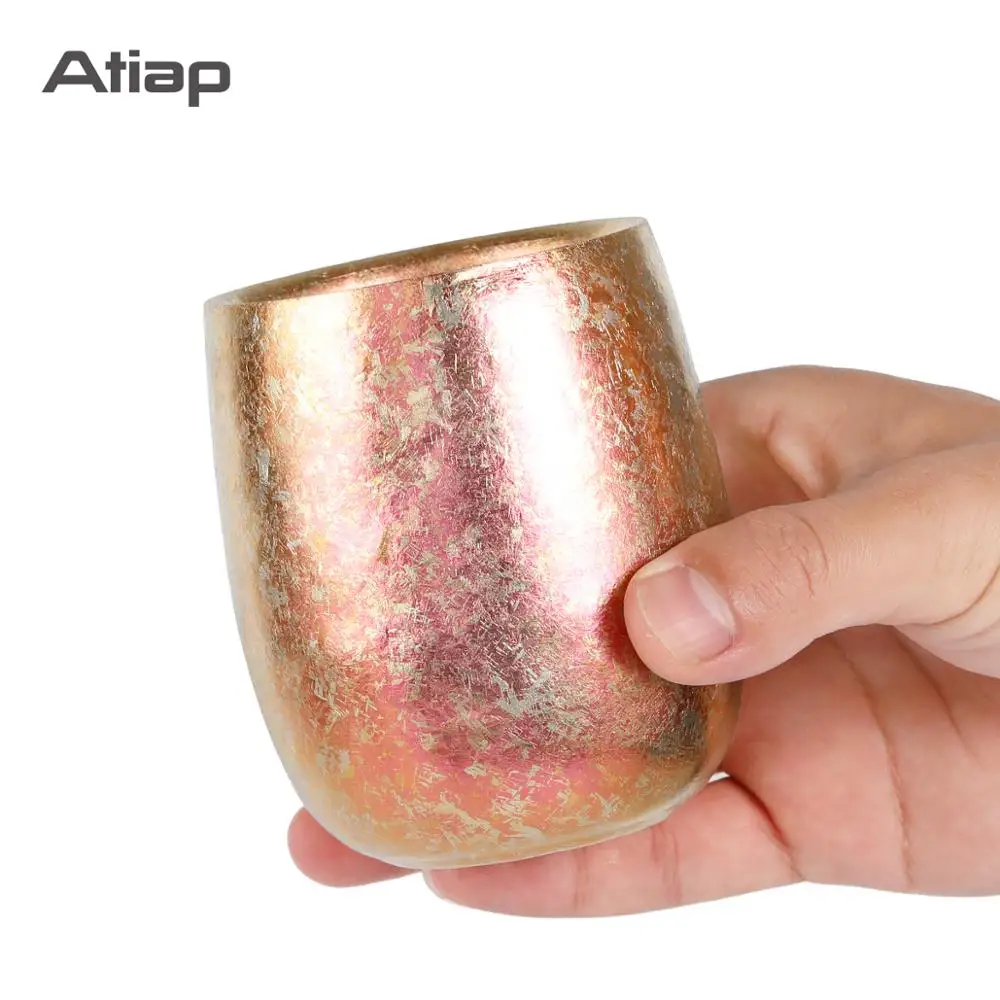 Двухслойная титановая чашка Rover camel красочная антиобжигающая чайная