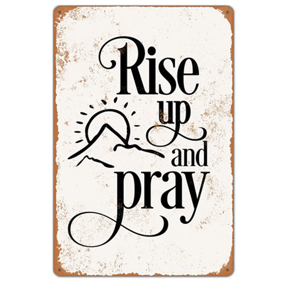 Винтажные металлические жестяные плакаты с надписями на английском языке