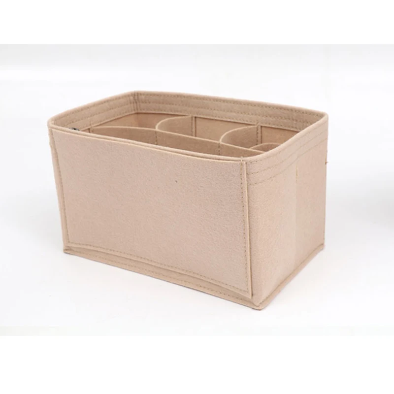 Felt Purse Handbag Organizer Base Shaper Liner For Speedy 25 30 35 Bag Multi Pocket
