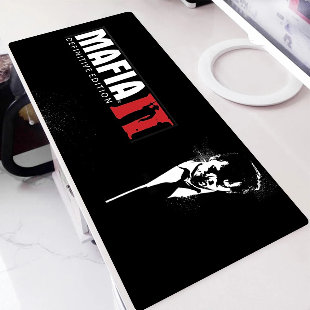 

Mousepad 40x90 Mafia Definitive Edition Alfombrilla Gaming Accessories Non-slip Mouse Pad XXL Mausepad Kawaii Large Mause Pad