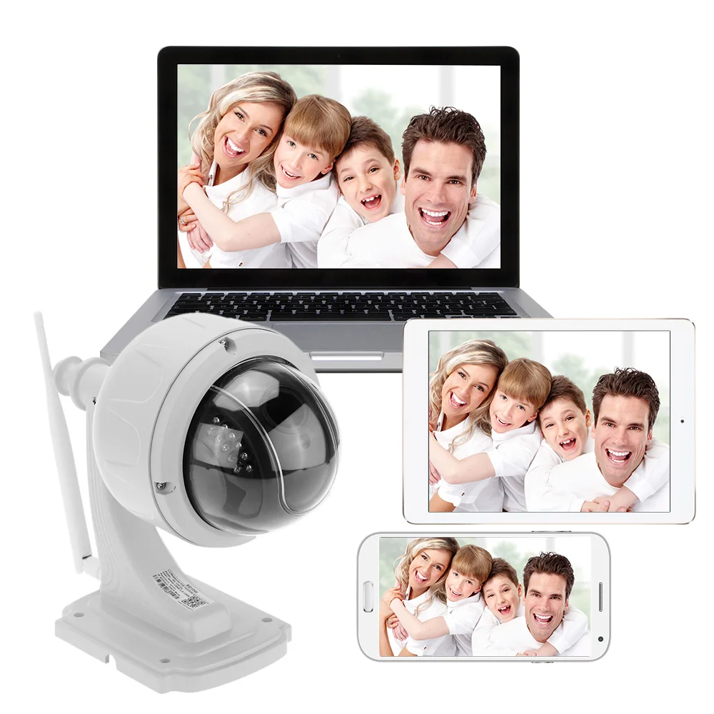 KKmoon HD 1080P Беспроводная IP камера WiFi камера видеонаблюдения 2,8-12 мм автоматическая фокусировка PTZ Водонепроницаемая камера видеонаблюдения