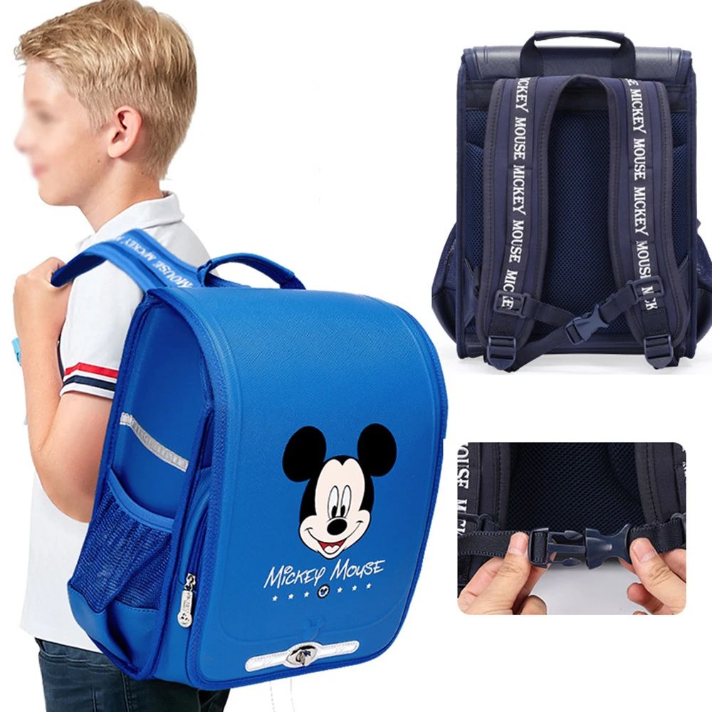 

Disney Cartoon Folding Children's Backpack Mickey Minnie Kids Boys Girls School Bags Big Capacity Kids Book Bag Schoolbag