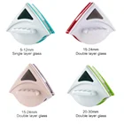 Магнитная щетка для мытья окон, двухсторонний инструмент для мытья стекол дома