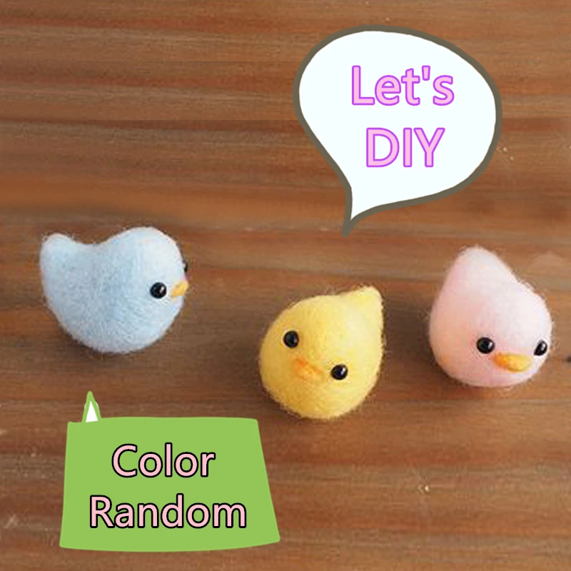 3 шт. набор разноцветных войлочных птичек рождественские войлочные поделки для