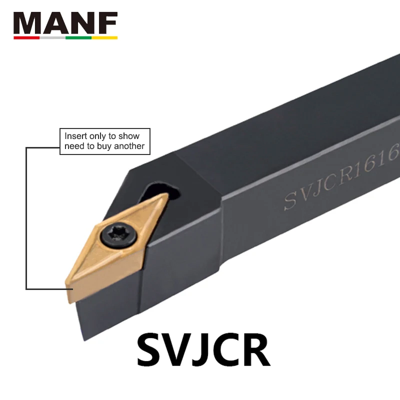 Токарные инструменты MANF 16 мм SVJCR-2525M16 CNC держатели для внешнего токарного
