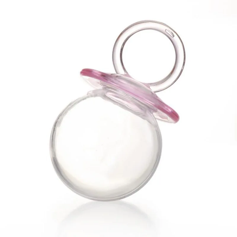 Pink 12 шт леденец прозрачный пластик конфеты свадебное оформление коробки Baby Shower Рождество День рождения стаканчики для вечеринки, подарков - Цвет: Pink