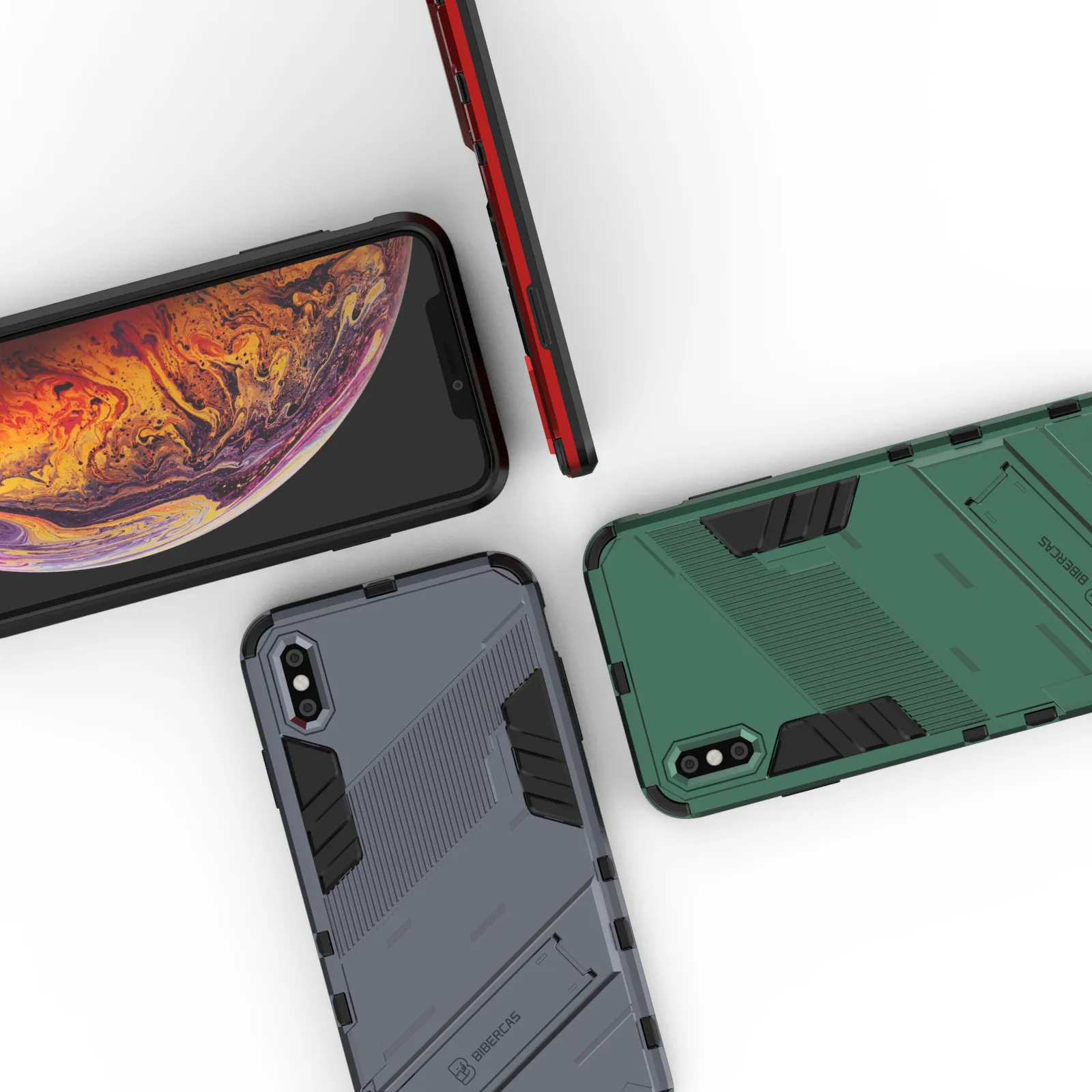 Противоударный чехол для iPhone6/7/8plus se2020 xs xr xsmax 6s телефона бампер держатель