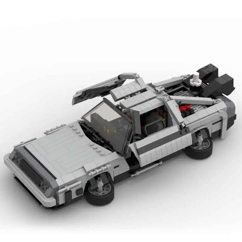 Фильм-автомобиль MOC строительные блоки Назад в будущее DeLorean Time Machine игрушка